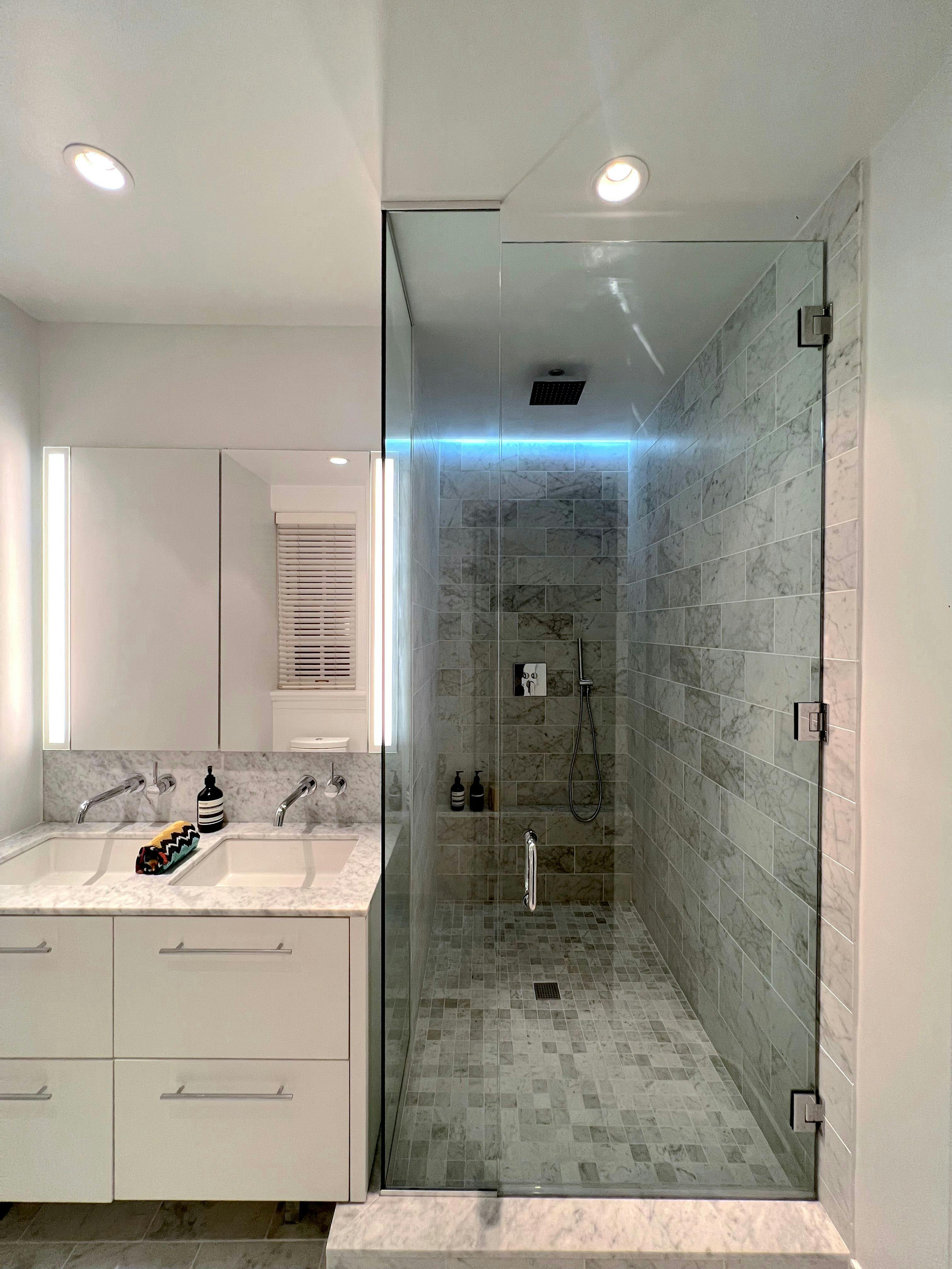 Bathroom Shower and Vanity